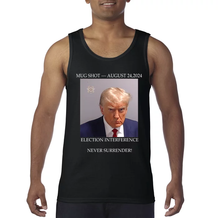 Donald Trump Mug Shot August 24 2024 Election Interference Tank Top