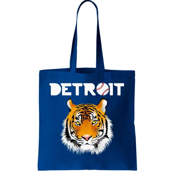 Distressed Tiger Mascot Cool Detroit Tiger Design Tote Bag