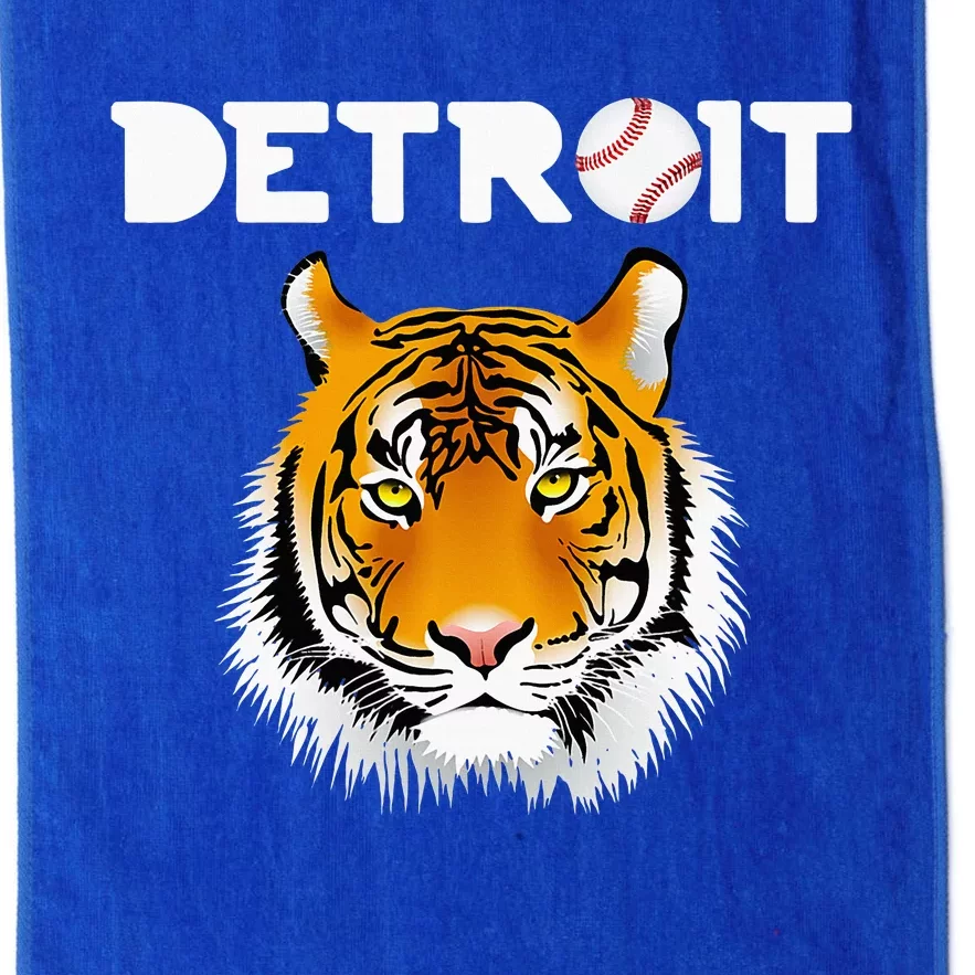 Distressed Tiger Mascot Cool Detroit Tiger Design Platinum Collection Golf Towel