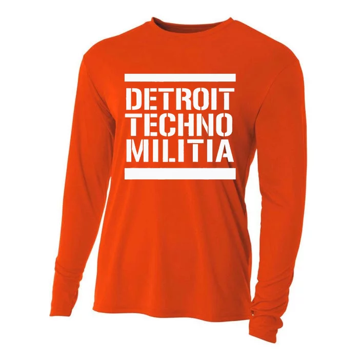 Detroit Techno Militia Cooling Performance Long Sleeve Crew