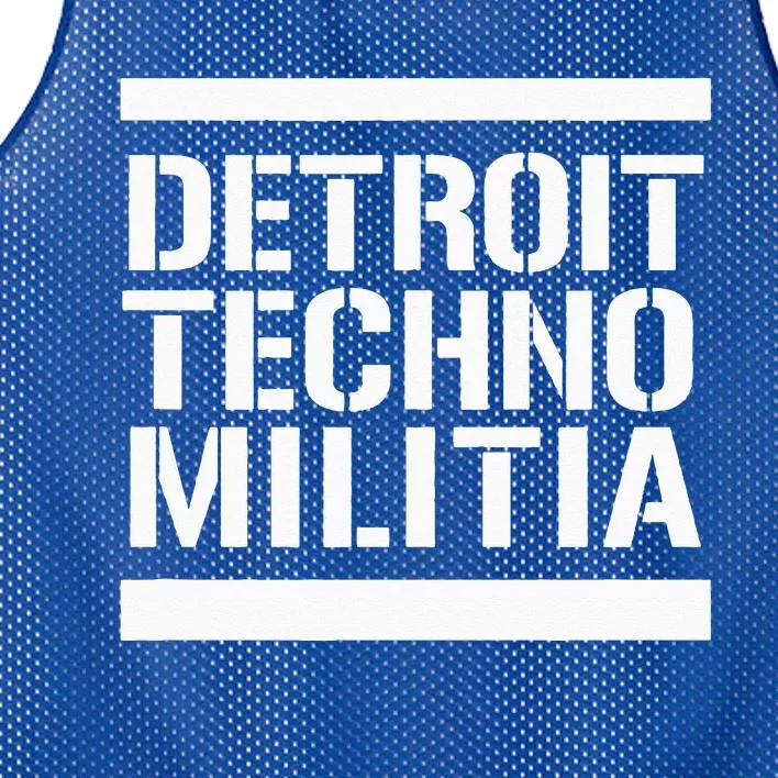 Detroit Techno Militia Mesh Reversible Basketball Jersey Tank