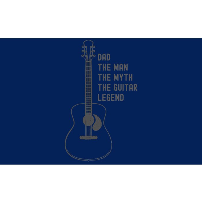 Dad The Man The Myth The Guitar Legend Guitar Dad Bumper Sticker