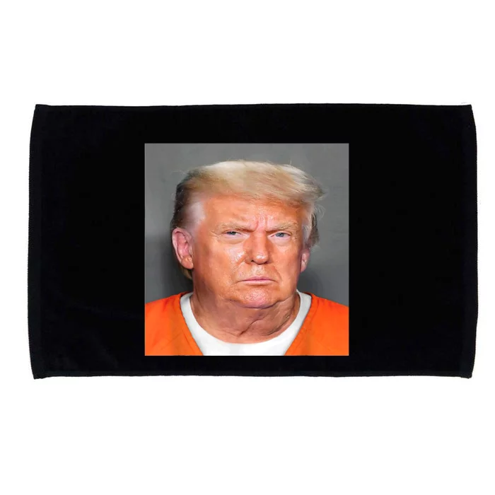 Donald Trump Mug Shot Microfiber Hand Towel