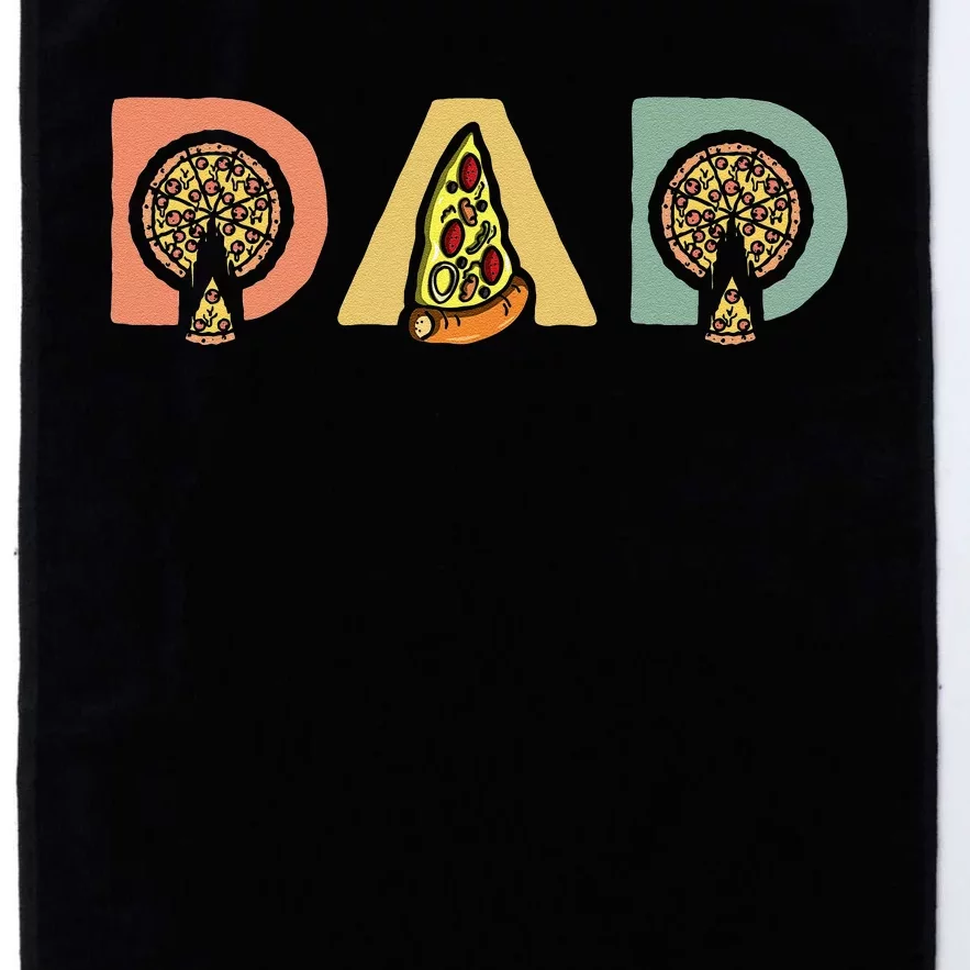 Daddy The Man The Myth The Pizza Guy Pizza lovers Platinum Collection Golf Towel