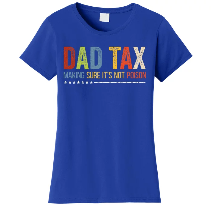 Dad Tax Making Sure ItS Not P.O.I.S.O.N Fathers Day Women's T-Shirt