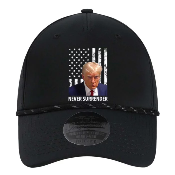 Donald Trump Mug Shot Never Surrender American Flag Trump Performance The Dyno Cap