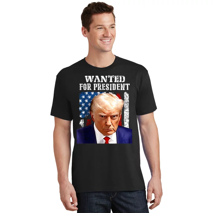 Donald Trump Mug Shot Wanted For U.S. President 2024 T-Shirt