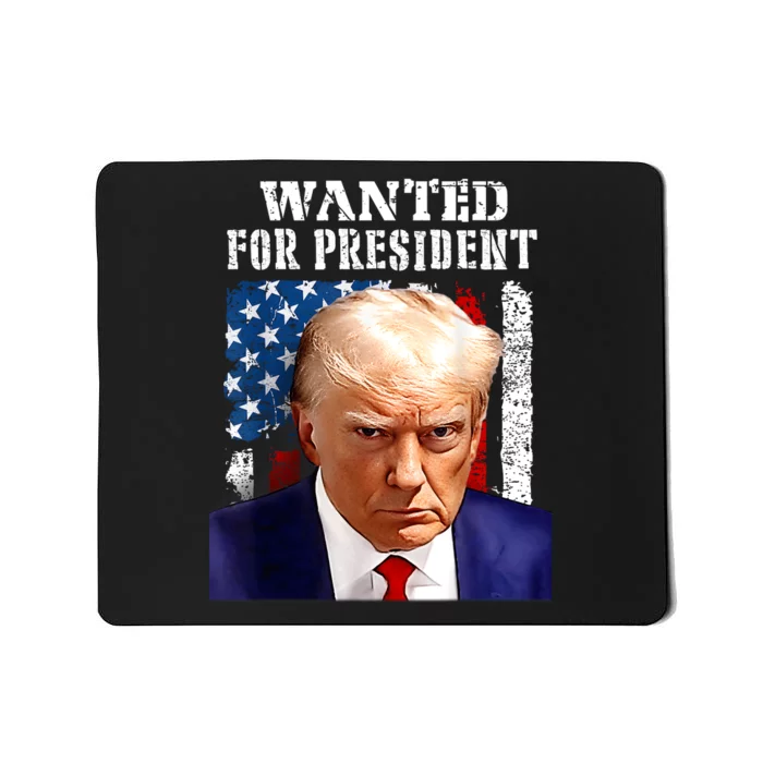 Donald Trump Mug Shot Wanted For U.S. President 2024 Mousepad