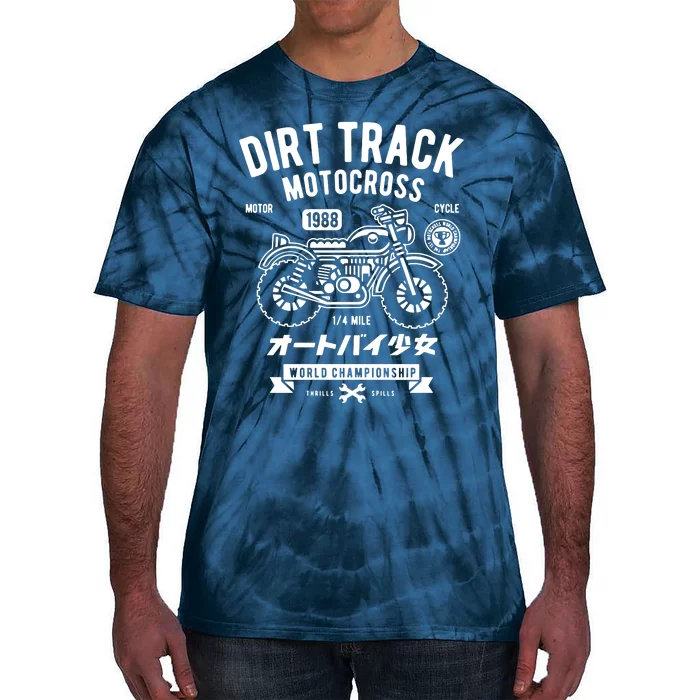 Dirt Track Motocross Classic Tie-Dye T-Shirt