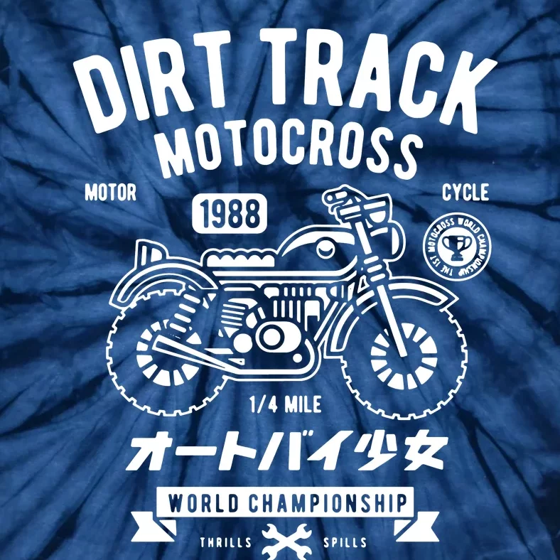 Dirt Track Motocross Classic Tie-Dye T-Shirt