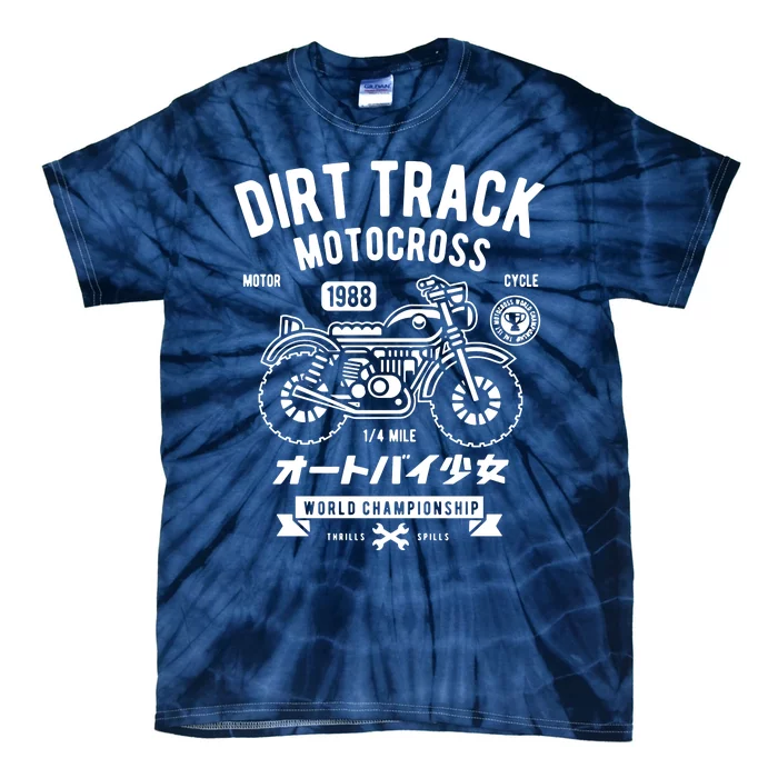 Dirt Track Motocross Classic Tie-Dye T-Shirt