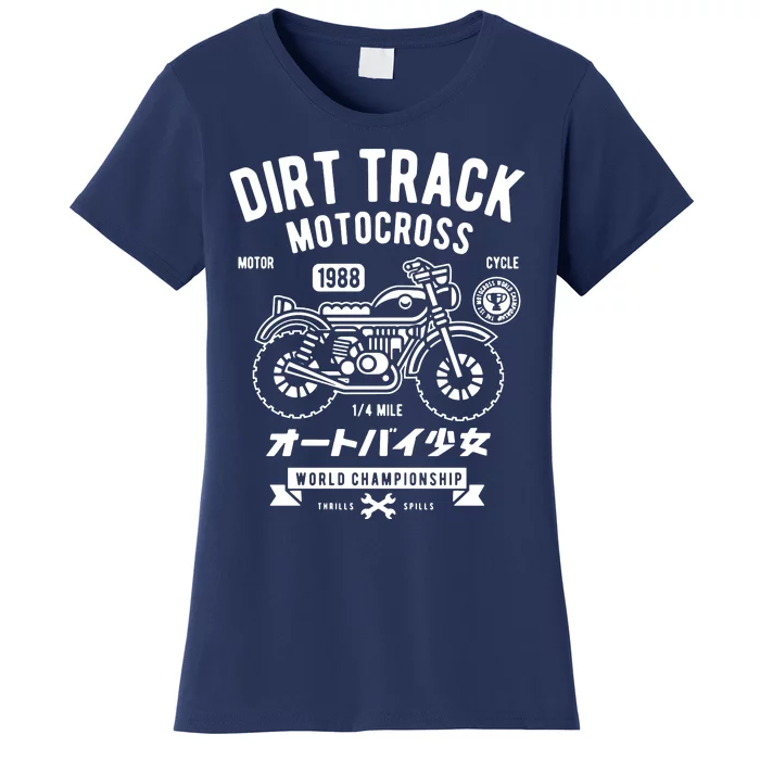 Dirt Track Motocross Classic Women's T-Shirt