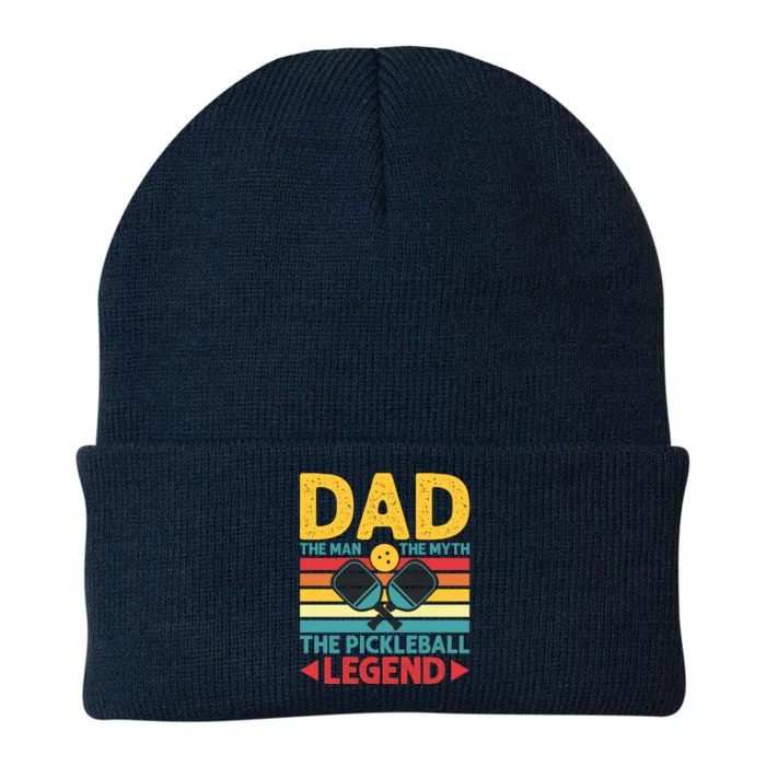 Dad The Man The Myth The Pickleball Legend Knit Cap Winter Beanie