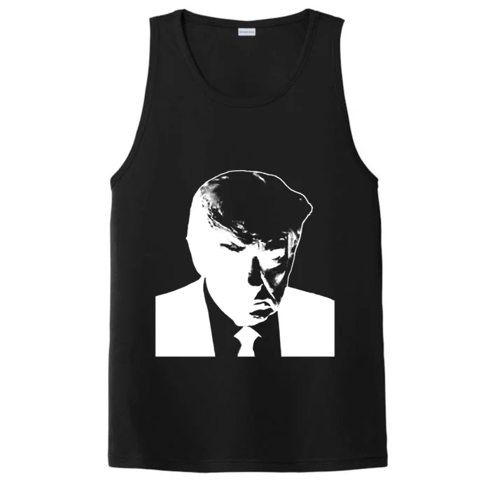 Donald Trump Mug Shot President 2024 Gift Performance Tank