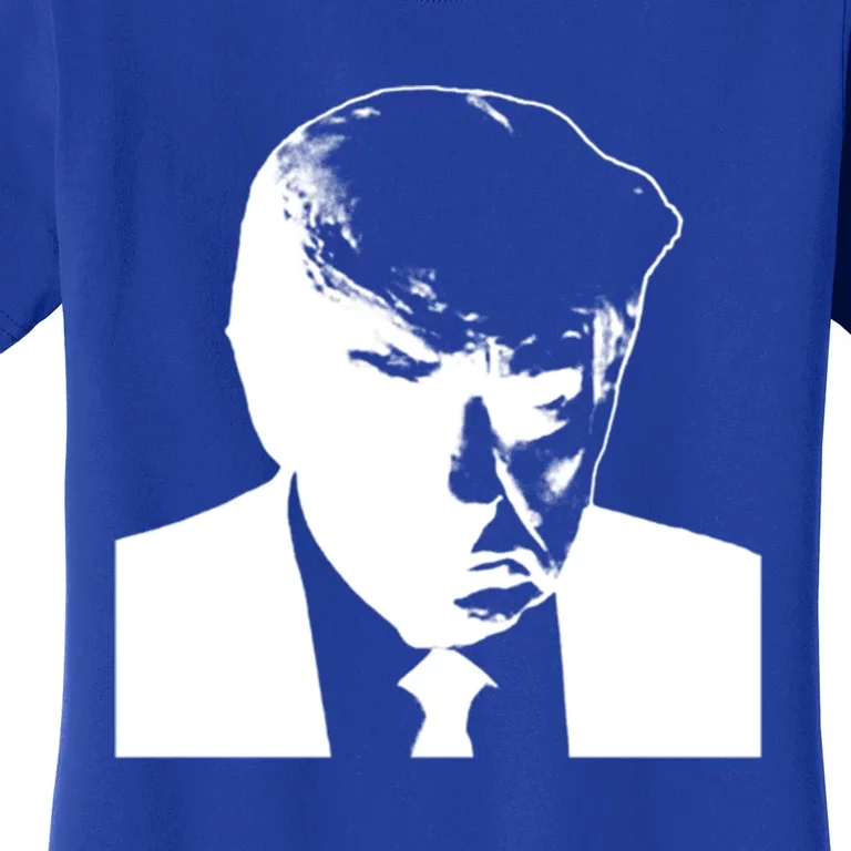 Donald Trump Mug Shot President 2024 Gift Women's T-Shirt