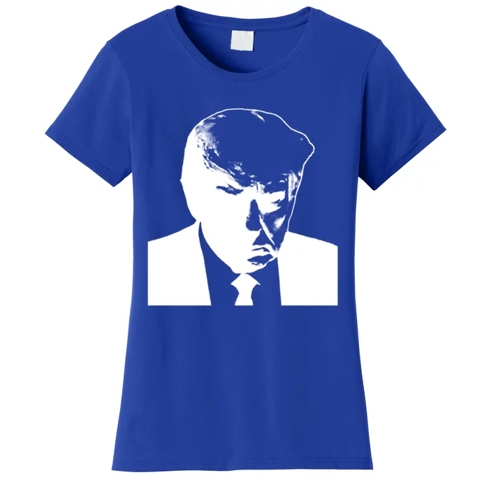 Donald Trump Mug Shot President 2024 Gift Women's T-Shirt