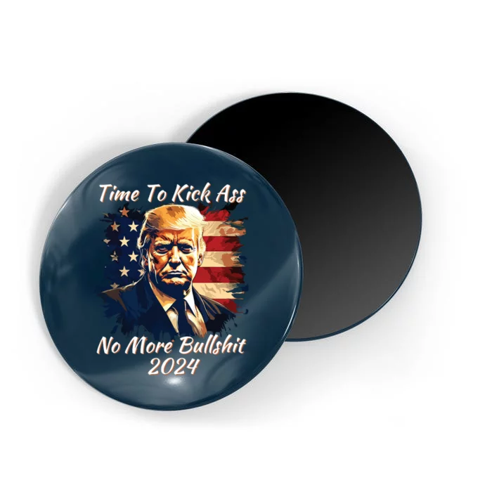 Donald Trump My President 2024 America Mug Shot Flag Funny Magnet