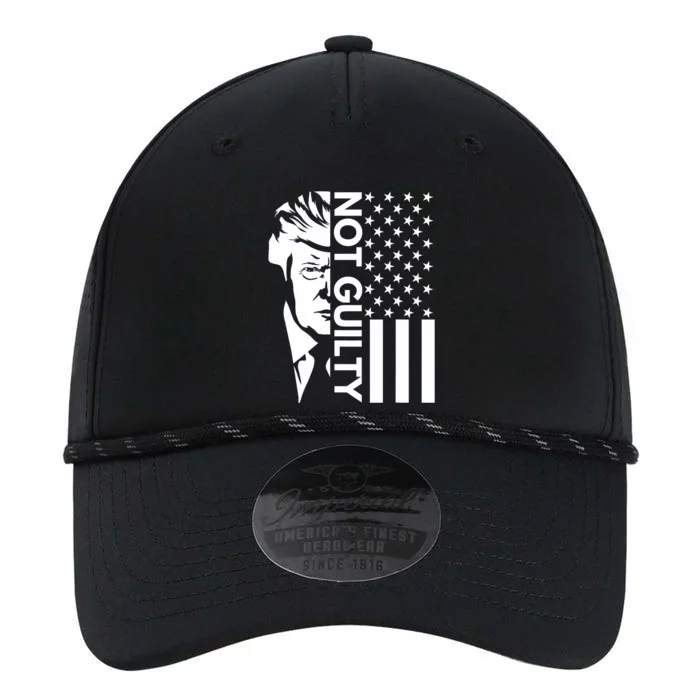 Donald Trump Mugshot 2024 Not Guilty Supporter Usa Flag Performance The Dyno Cap