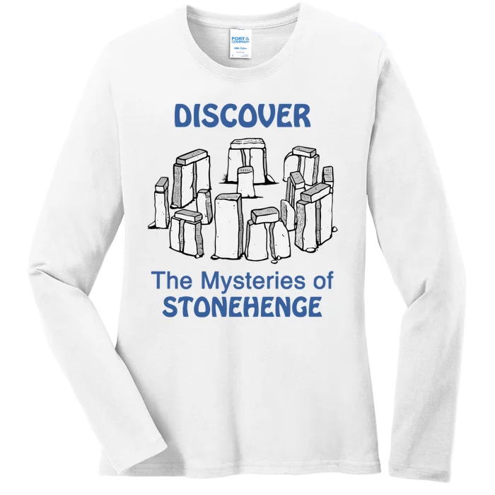 Discover The Mysteries Of Stonehenge Ladies Long Sleeve Shirt