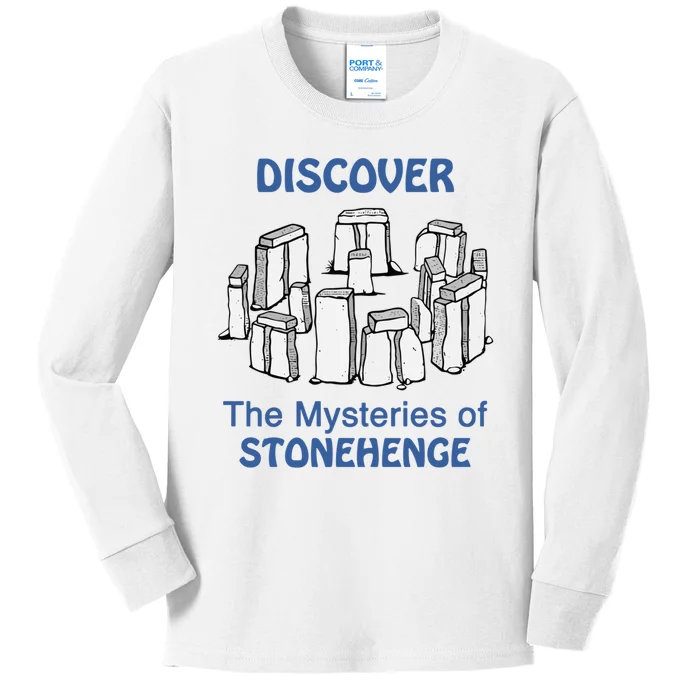 Discover The Mysteries Of Stonehenge Kids Long Sleeve Shirt