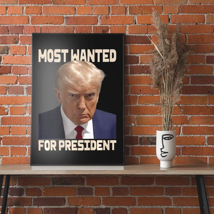 Donald Trump Most Wanted For President 2024 Pro Trump Poster