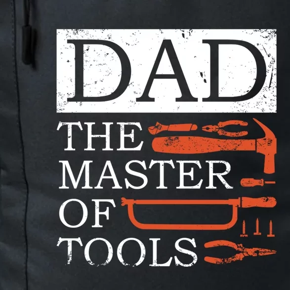 Dad The Master Of Tools Crafts Daddy Father's Day Gift Daily Commute Backpack