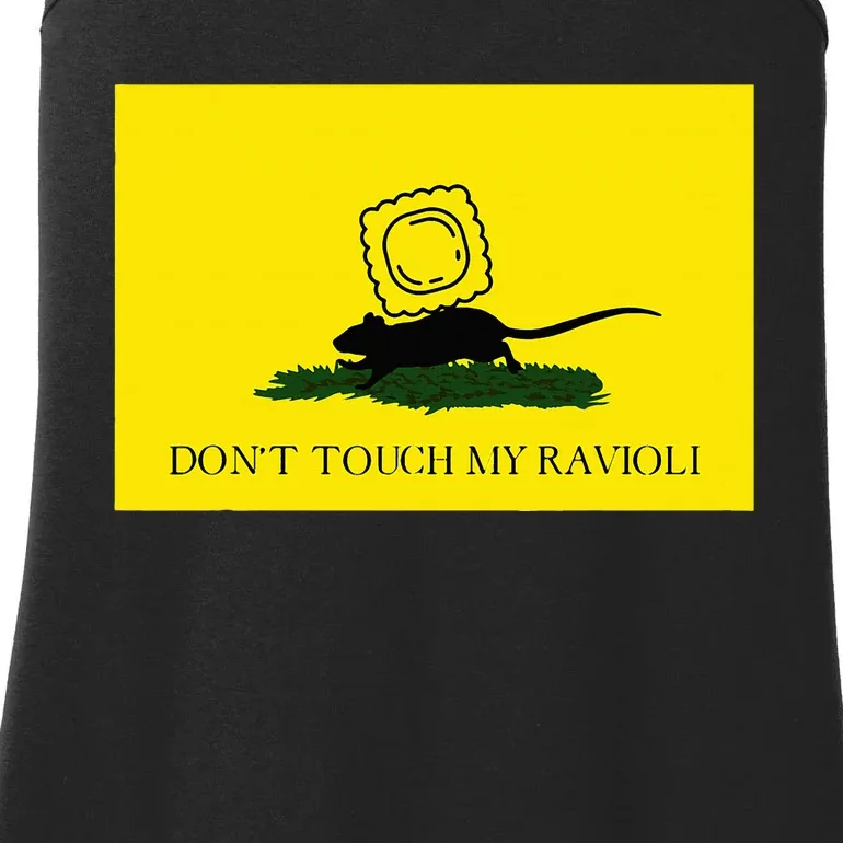 DonT Touch My Ravioli Ladies Essential Tank