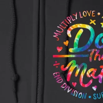 Do The Math x Love Add Hope Slogan teacher Full Zip Hoodie