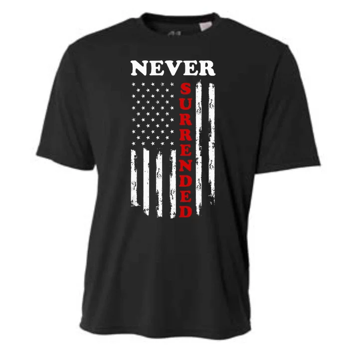 Donald Trump Never Surrender Trump 2024 Cooling Performance Crew T-Shirt