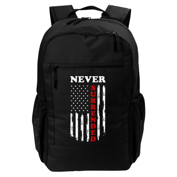 Donald Trump Never Surrender Trump 2024 Daily Commute Backpack