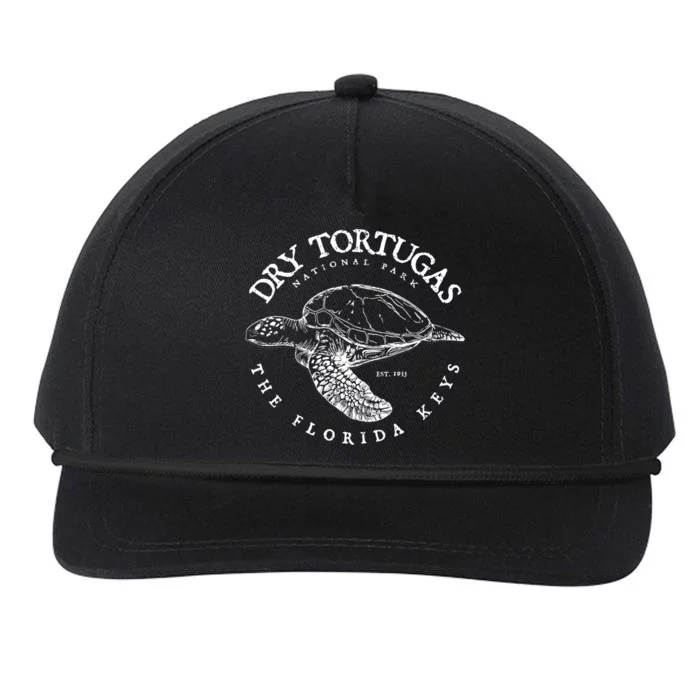 Dry Tortugas National Park Florida Keys Scuba Diving Turtle Gift Snapback Five-Panel Rope Hat