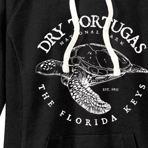 Dry Tortugas National Park Florida Keys Scuba Diving Turtle Gift Women's Fleece Hoodie