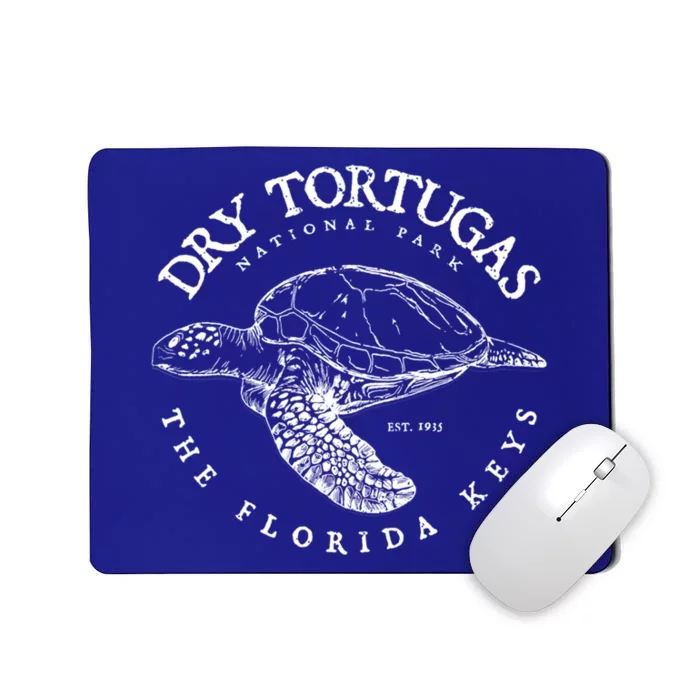 Dry Tortugas National Park Florida Keys Scuba Diving Turtle Gift Mousepad