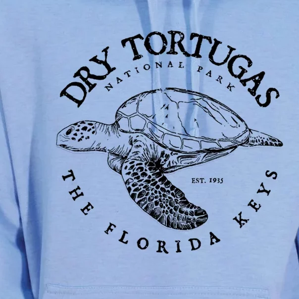 Dry Tortugas National Park Florida Keys Scuba Diving Turtle Gift Unisex Surf Hoodie