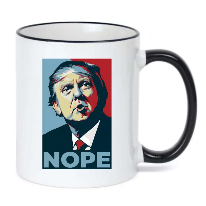 Donald Trump Nope Anti Trump 2024 Black Color Changing Mug