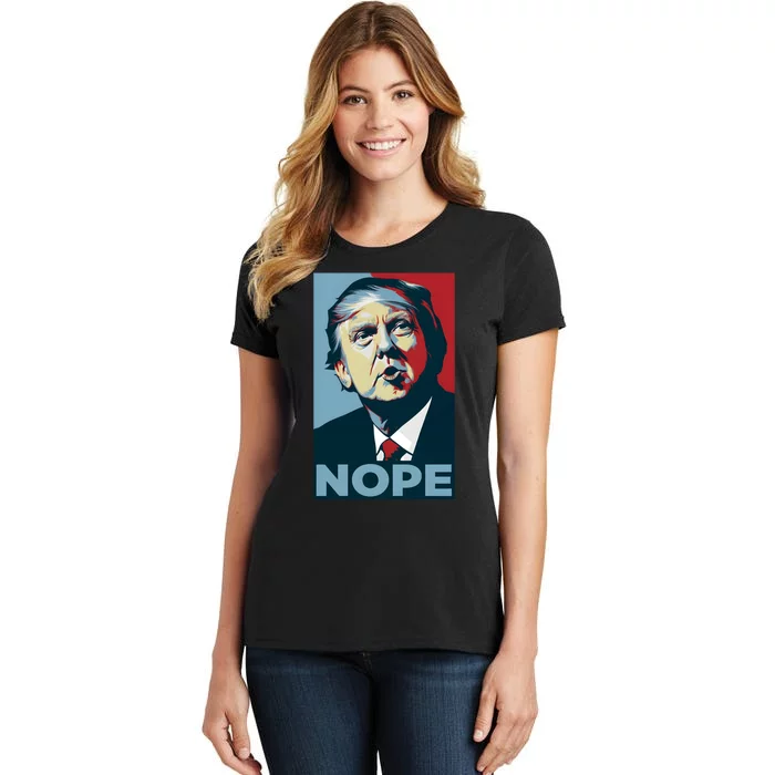 Donald Trump Nope Anti Trump 2024 Women's T-Shirt