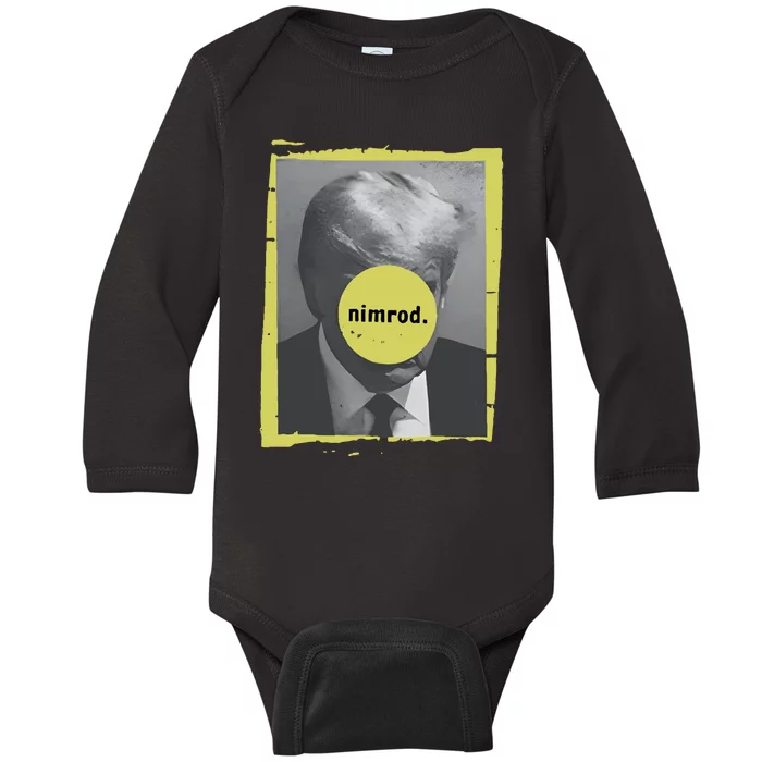 Donald Trump Nimrod 45 Baby Long Sleeve Bodysuit