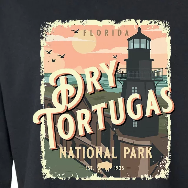 Dry Tortugas National Park Florida Keys Sea Coast Souvenir Cropped Pullover Crew