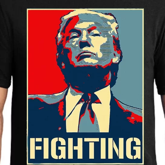 Donald Trump Never Stop Fighting To Save America Pajama Set