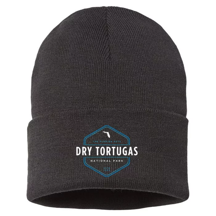 Dry Tortugas National Park Florida Graphic Sustainable Knit Beanie