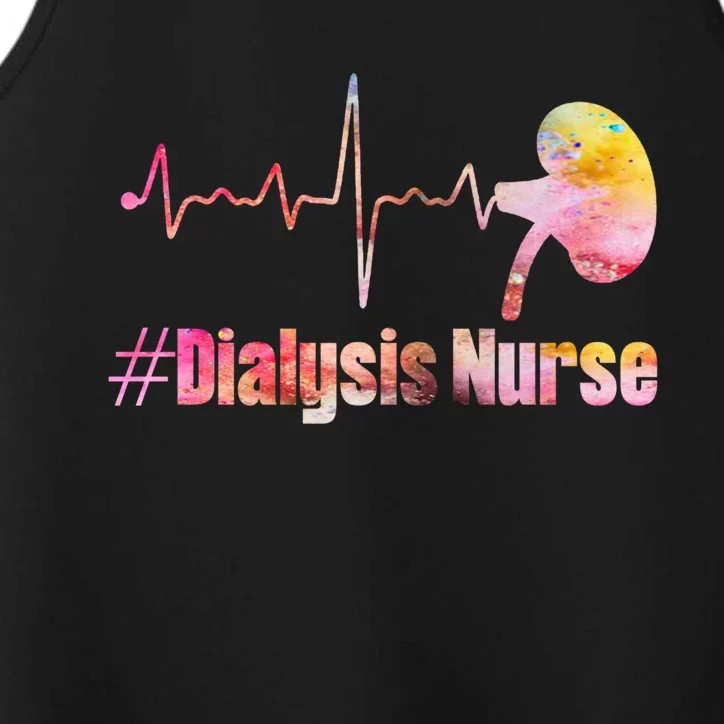 Dialysis Technician Nurse Ney Heartbeat Pulse Meaningful Gift Performance Tank