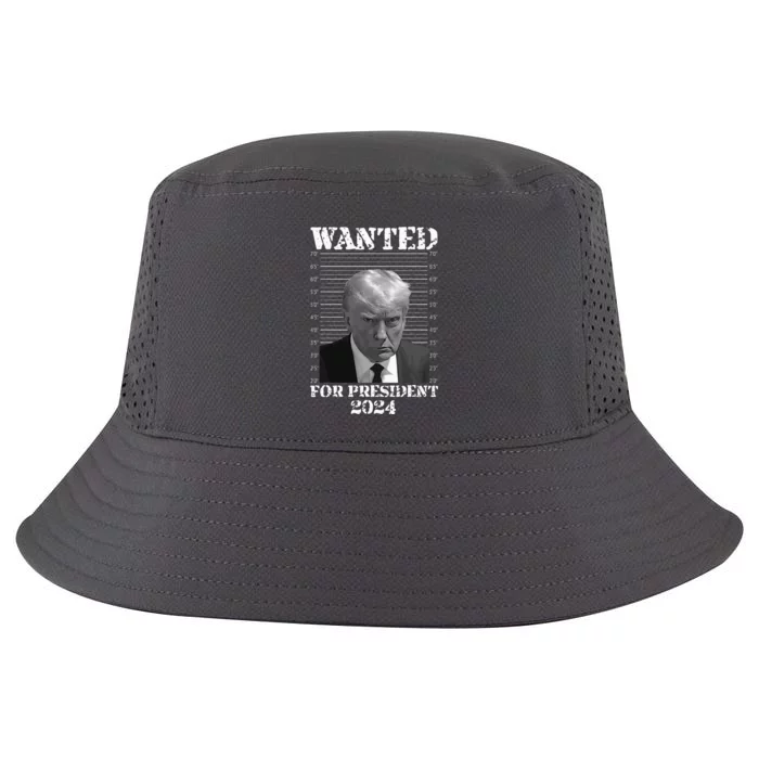 Donald Trump Not Guilty Mug Shot 2024 Wanted For President Cool Comfort Performance Bucket Hat