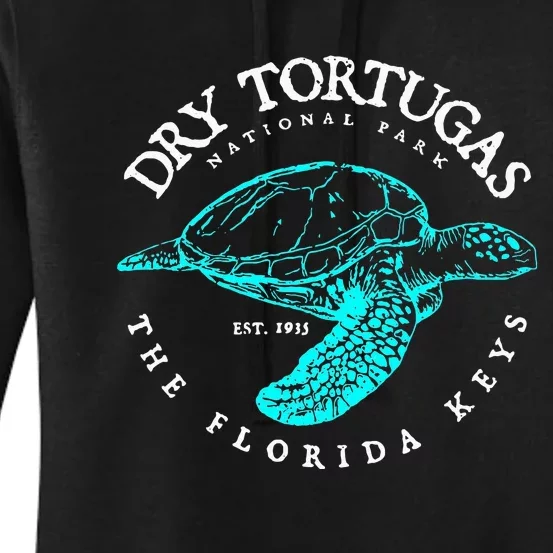 Dry Tortugas National Park Florida Keys Scuba Diving Turtle Women's Pullover Hoodie