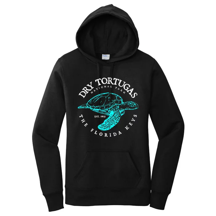 Dry Tortugas National Park Florida Keys Scuba Diving Turtle Women's Pullover Hoodie