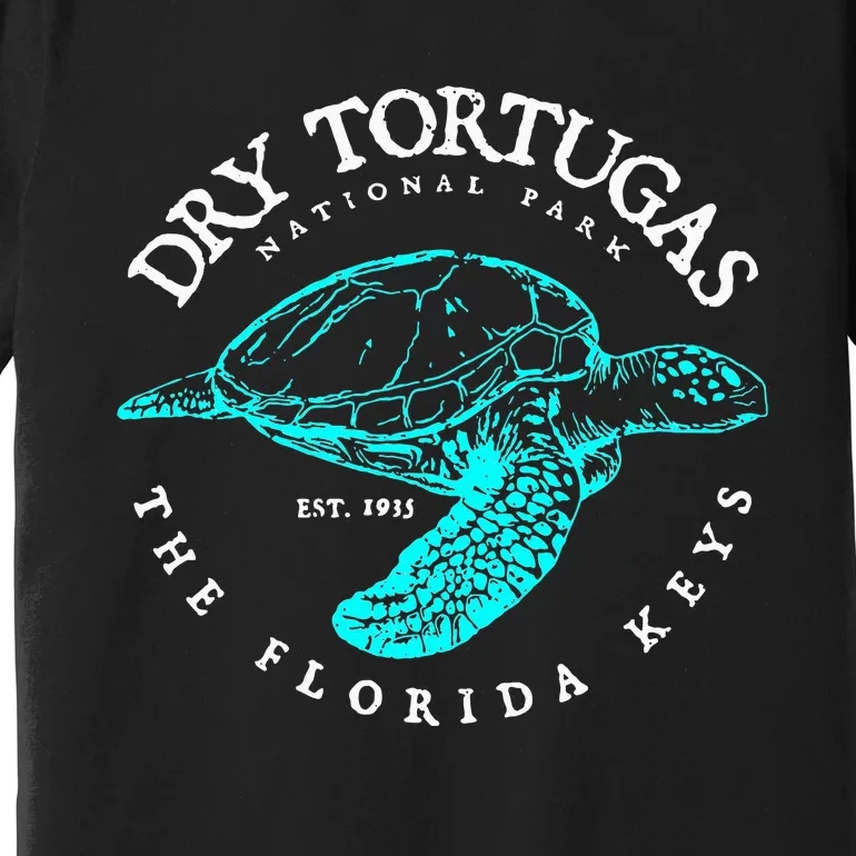 Dry Tortugas National Park Florida Keys Scuba Diving Turtle Premium T-Shirt