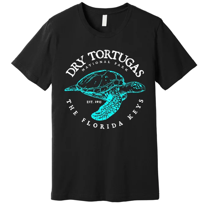 Dry Tortugas National Park Florida Keys Scuba Diving Turtle Premium T-Shirt