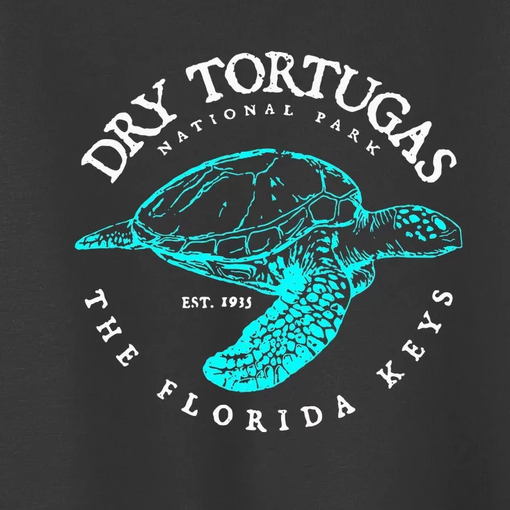 Dry Tortugas National Park Florida Keys Scuba Diving Turtle Toddler T-Shirt