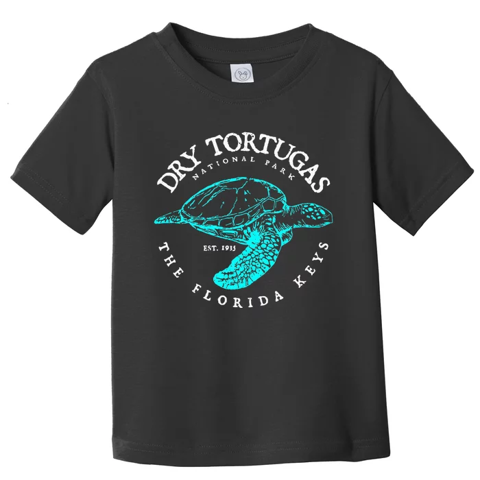 Dry Tortugas National Park Florida Keys Scuba Diving Turtle Toddler T-Shirt