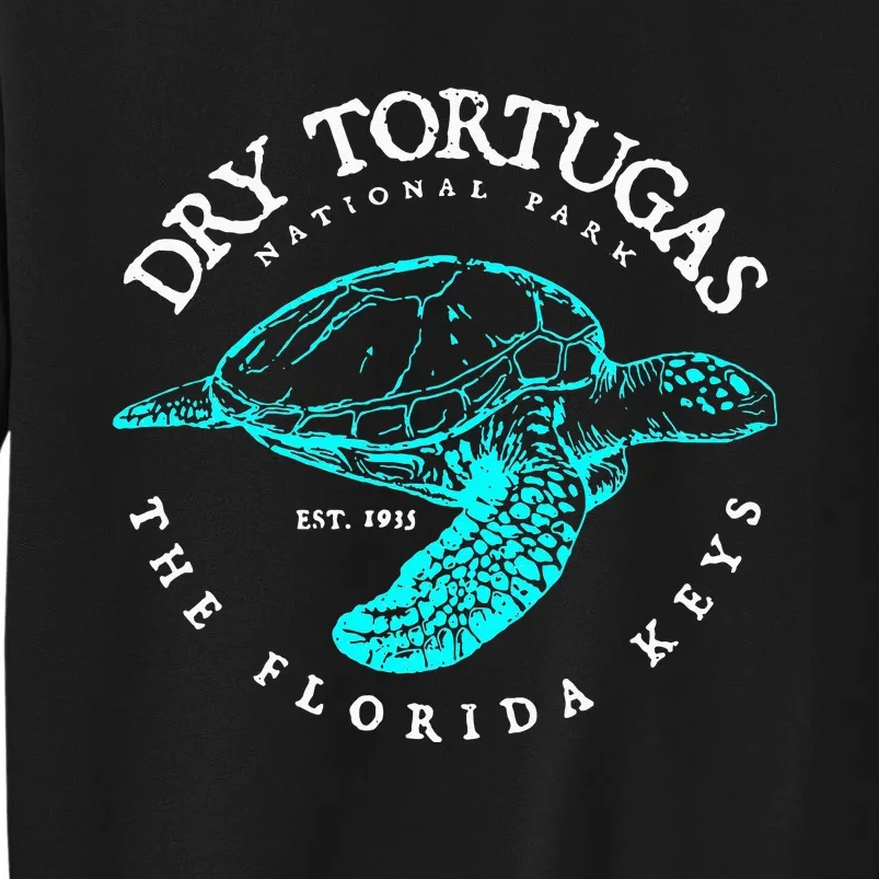 Dry Tortugas National Park Florida Keys Scuba Diving Turtle Tall Sweatshirt