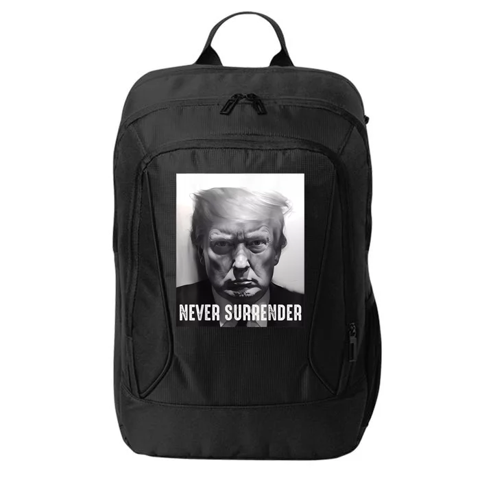 Donald Trump Never Surrender August 24 2024 City Backpack